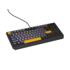 GENESIS Thor 230 TKL klawiatura Gaming USB + RF Wireless + Bluetooth QWERTY Czarny, Szary, Pomarańczowy