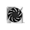 Alphacool Apex Stealth Metall Obudowa komputera Wentylator 12 cm Chrom 1 szt.