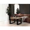 Stolik MODERN MINI 67x67xH40 sonoma/czarny