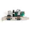 Kontroler RS232 PCI Express 2xDB9Low Profile, Chipset: AX99100