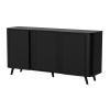 Komoda VOLARE 151x39x75 czarny