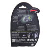 Smycz flexi automatyczna Black Design S taśma 5 m - dla psa do 15 kg, kolor srebrny