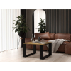 Stolik MODERN MINI 67x67xH40 artisan/czarny