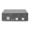 DIGITUS PRZEŁĄCZNIK KVM 2 PORTOWY HDMI, 4K 30HZ DS-12870
