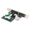Kontroler RS232 PCI Express 2xDB9Low Profile, Chipset: AX99100