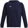 Bluza męska Under Armour Rival Fleece FZ Hoodie granatowa 1379767 410