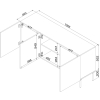 Komoda SIENA 150,5x40x75 czarny mat