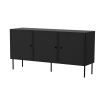 Komoda 3D PALAZZO BIS 151x40x75 czarny mat