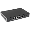 Intellinet 561174 łącza sieciowe Gigabit Ethernet (10/100/1000) Obsługa PoE Czarny