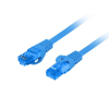LANBERG PATCHCORD S/FTP KAT.6A 1.5M NIEBIESKI LSZH CCA (FLUKE PASSED) PCF6A-10CC-0150-B