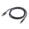 Kabel GEMBIRD CCP-USB2-AMCM-6 (USB 2.0 M - USB typu C M; 1,8m; kolor czarny)