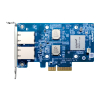 Qnap QXG-10G2T, 2x 10GbE, PCIe Gen3 x4, Low-profile
