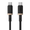 Kabel Baseus Dura Typ C-Typ C 100W 1m czarno-złoty