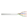 Digitus Kabel instalacyjny kat.5e, U/UTP, Eca, AWG 24/1, PVC, 100m, szary, karton