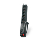 Listwa przeciwprzepięciowa Acar 504WF EMI/RFI (3m ; czarny)