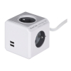 Przedłużacz allocacoc PowerCube Extended USB 2404/FREUPC (3m; kolor szary)