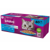 WHISKAS Rybne przysmaki w galaretce - mokra karma dla kota - 40x85 g