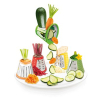 Rozdrabniacz szatkownica TEFAL Fresh Express+ MB756G31 (200W)