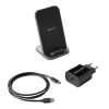 Intenso BSA2 Smartfon Czarny USB Bezprzewodowe ładowanie Szybkie ładowanie Wewnętrzna