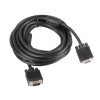 Kabel Lanberg CA-VGAC-10CC-0050-B (D-Sub (VGA) M - D-Sub (VGA) M; 5m; kolor czarny)