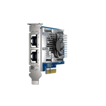 Qnap QXG-10G2T-X710, 2x 10GbE RJ-45, Intel X710, PCIe Gen3 x4