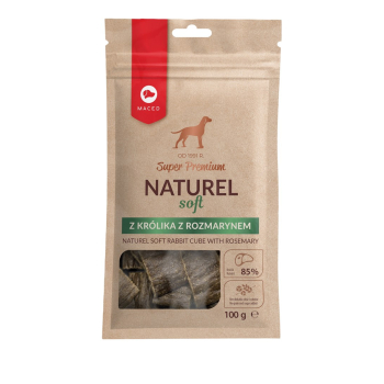 MACED NATUREL SOFT przysmak dla psa z królikiem i rozmarynem - przysmak - 100g