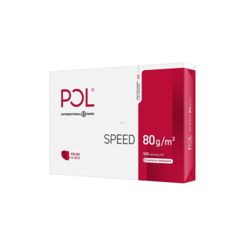Papier xero ksero biurowy POLSPEED (A4; 80g/m2; 500 szt. arkuszy; papier biały; matowy)