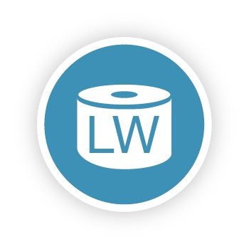 Etykiety LW-Labels 54x 101 wysyłkowe/białe 12x220 sztuk