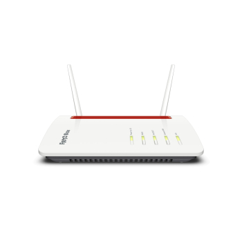 FRITZ!Box 6850 5G router bezprzewodowy Gigabit Ethernet Dual-band (2.4 GHz/5 GHz) Czarny, Czerwony, Biały