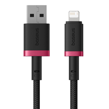 Kabel Baseus Dura 2.4A 2m (czerwono-czarny)