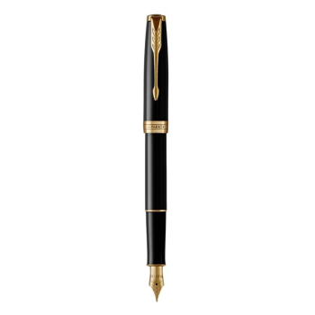 Pióro wieczne Parker Sonnet Black Lacquer GT (M)