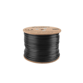 Kabel sieciowy zewnętrzne Lanberg LCF5-21CU-0305-BK (FTP; 305m; kat. 5e; kolor czarny)