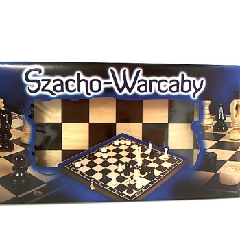 Gra Szacho-warcaby 36cm. MAGIERA