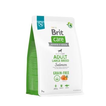 BRIT Care Grain-Free Adult Salmon Large Breed - sucha karma dla psa - 3 kg