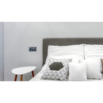FIBARO FGWOE-011-8 Inteligentne gniazdko Walli Outlet antracyt