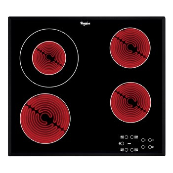 Płyta ceramiczna Whirlpool  AKT 8130 BA (4 pola grzejne; czarny)