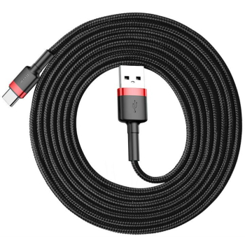 BASEUS KABEL CAFULE 2A 2M (CZERWONO-CZARNY)