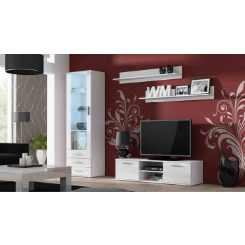 Witryna SOHO S1 biały/ biały połysk