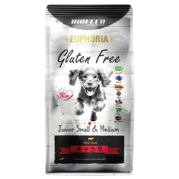 BIOFEED Euphoria G-F SMALL&MID wołowina 12kg