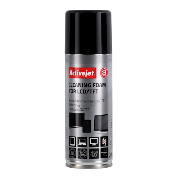 Activejet AOC-104 Pianka do czyszczenia matryc (200 ml) Antystatyczna pianka z aktywnymi cząsteczkami środków powierzchniowo-czynnych, usuwająca wszel
