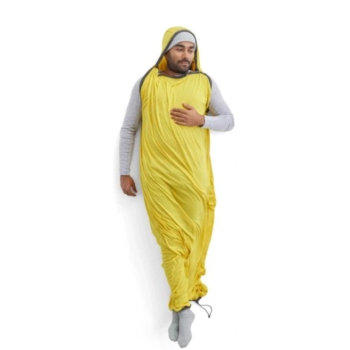 Wkładka do śpiwora SEA TO SUMMIT Reactor - Mummy w/ Drawcord - Standard - Yellow