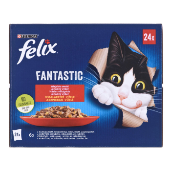 PURINA Felix Fantastic: wiejskie smaki - karma dla kota - 24 x 85g