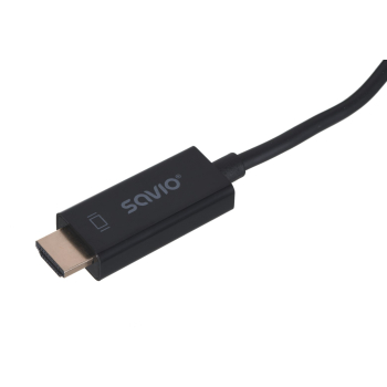 Kabel SAVIO CL-56 (DisplayPort M - HDMI Typ A; 1,5m; kolor czarny)