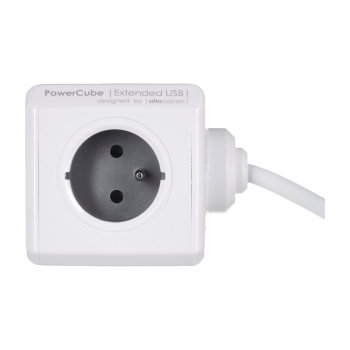 Przedłużacz allocacoc PowerCube Extended USB 2404/FREUPC (3m; kolor szary)
