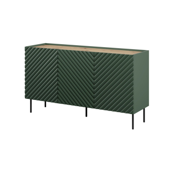 Komoda 3D2SZ ONDA 150x45xH85 zieleń
