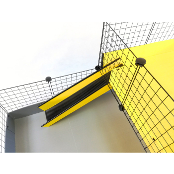 C&C Klatka modułowa 4x2 + Loft 2x1+ szara rampa