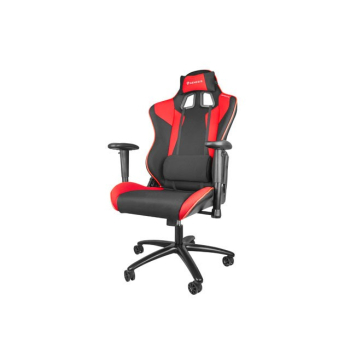 GENESIS SX77 Fotel dla gracza Obite siedzisko Czarny, Czerwony