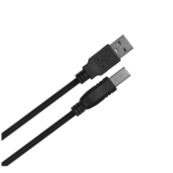 LANBERG KABEL USB-A -> USB-B M/M 1M (FERRYT, CZARNY) CA-USBA-11CC-0010-BK