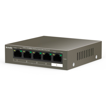Switch PoE Tenda TEF1105P-4-63W (5x 10/100Mbps)