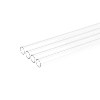 Alphacool Ice Tube 13/10mm Twarda tuba akrylowa (PMMA) - przezroczysta, 80cm (zestaw 4 szt.)